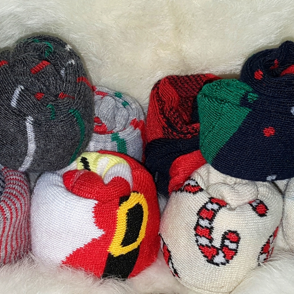 Ten Pairs of Christmas Socks